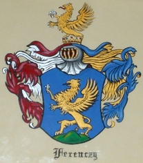 Ferenczy család címere, festette Rehorovics Anita